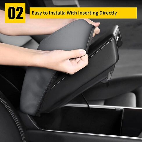 أغطية مسند الذراع باللون الرمادي من AOMSAZTO لسيارة جيب جراند شيروكي 2011-2021 (وليس لعام 2022) in Kuwait