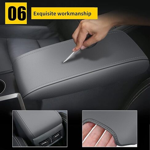 أغطية مسند الذراع باللون الرمادي من AOMSAZTO لسيارة جيب جراند شيروكي 2011-2021 (وليس لعام 2022) in Kuwait