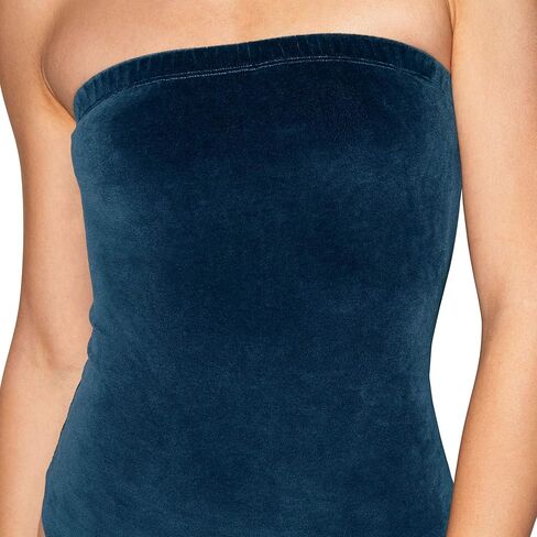 American Apparel Women's Stretch Velour Strapless Bodysuit in Kuwait