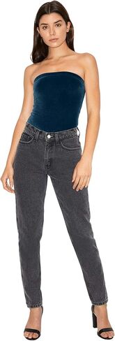 American Apparel Women's Stretch Velour Strapless Bodysuit in Kuwait