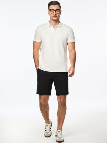 JMIERR Men's Hybrid Golf Shorts Casual Stretch Quick-Dry Flat Front Lightweight Wrinkle Free Dress Shorts with Pocket in Saudi Arabia