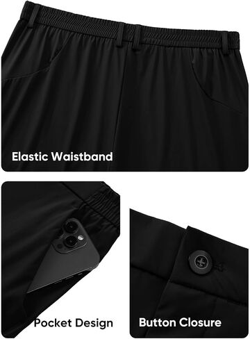 JMIERR Men's Hybrid Golf Shorts Casual Stretch Quick-Dry Flat Front Lightweight Wrinkle Free Dress Shorts with Pocket in Saudi Arabia