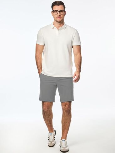 JMIERR Men's Hybrid Golf Shorts Casual Stretch Quick-Dry Flat Front Lightweight Wrinkle Free Dress Shorts with Pocket in Saudi Arabia