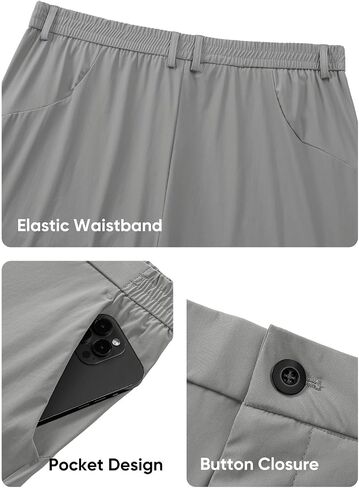 JMIERR Men's Hybrid Golf Shorts Casual Stretch Quick-Dry Flat Front Lightweight Wrinkle Free Dress Shorts with Pocket in Saudi Arabia