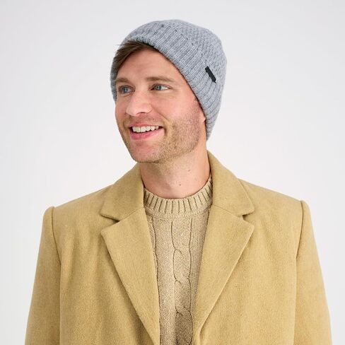 Haggar Men's Knit Cuffed Beanie Hat in Saudi Arabia