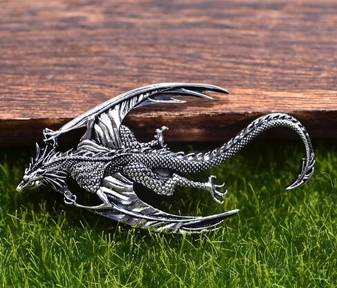 2PCS Retro Viking Brooch For Women Dragon Brooch Talisman Jewelry, Gift For Men in Saudi Arabia