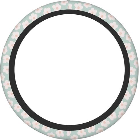 Car Steering Wheel Cover,Bee Universal Non Slip Wheel Protector 15 Inch Elastic Car Accessories for Men Women in Saudi Arabia