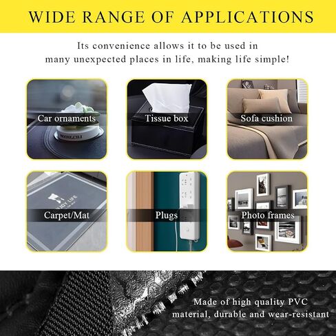 20PCS Car Mat Fixing Clips, Automotive Anti-Slip Carpet Fasteners Floor Pad Retainer, Double Sided Adhesive Car Foot Mats Fixing Stickers, Universal Car Accessories (Rectangular) in Kuwait