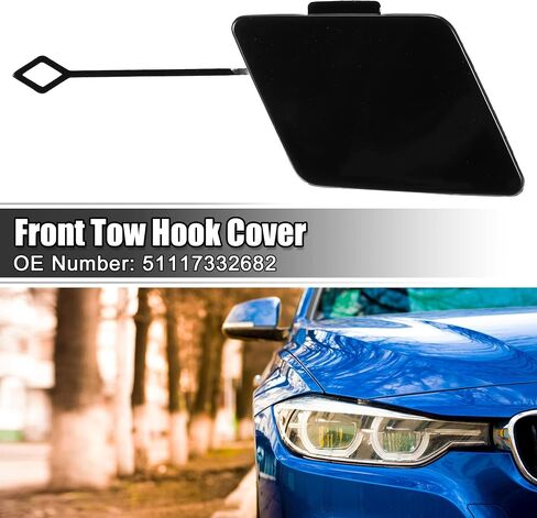 ACROPIX Front Bumper Tow Hook Cover Car Towing Hook Eye Hole Cover Fit for BMW 5 Series F10 F11 528i 535d 535i 550i - Pack of 1 Black in Saudi Arabia