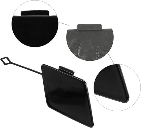 ACROPIX Front Bumper Tow Hook Cover Car Towing Hook Eye Hole Cover Fit for BMW 5 Series F10 F11 528i 535d 535i 550i - Pack of 1 Black in Saudi Arabia
