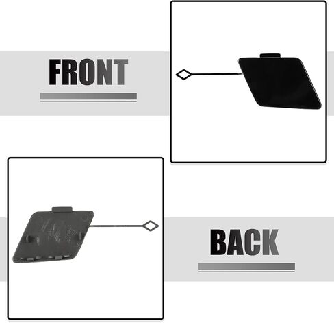ACROPIX Front Bumper Tow Hook Cover Car Towing Hook Eye Hole Cover Fit for BMW 5 Series F10 F11 528i 535d 535i 550i - Pack of 1 Black in Saudi Arabia