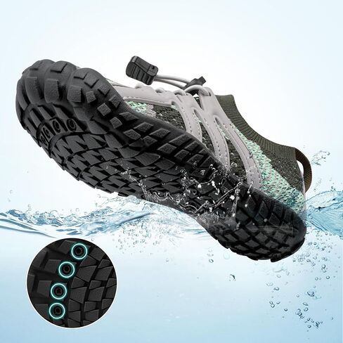 STELLE Water Shoes for Kids Girls Boys Barefoot Shoes with Adjustable Laces Quick Drying Beach Sports Non Slip Swimming Hiking in Kuwait