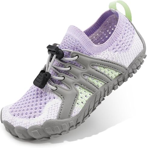 STELLE Water Shoes for Kids Girls Boys Barefoot Shoes with Adjustable Laces Quick Drying Beach Sports Non Slip Swimming Hiking in Kuwait