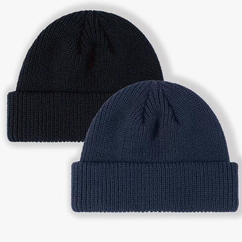 Black Beanie hat Unisex for Women, Men in Saudi Arabia