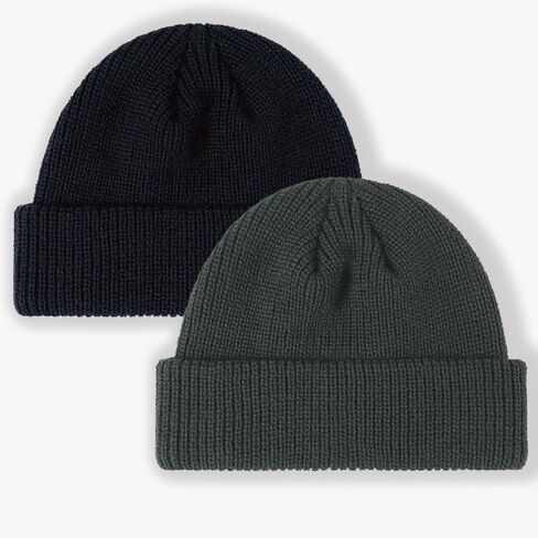 Black Beanie hat Unisex for Women, Men in Saudi Arabia
