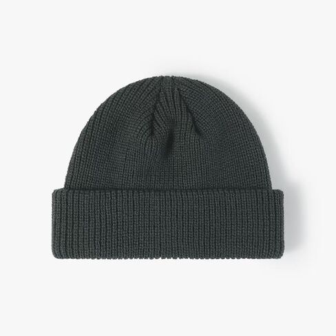 Black Beanie hat Unisex for Women, Men in Saudi Arabia