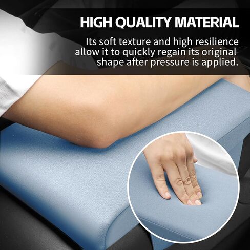 Center Console Pad, 12.2''×8.1'' Memory Foam Auto Armrest Cushion, Comfortable Arm Rest Storage Box Cover, Universal Car Interior Accessories for Most Vehicle, SUV (Black) in Kuwait