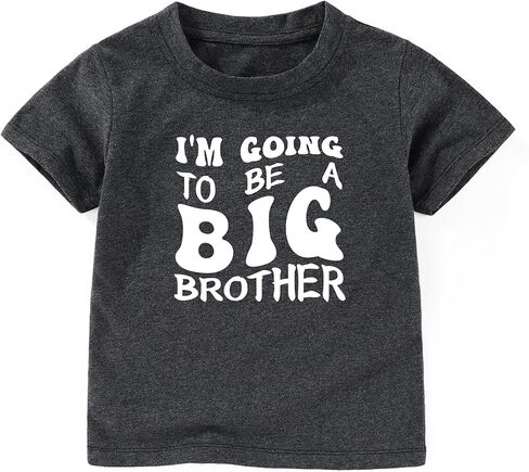 im Going to Be a Big Brother t Shirt for Boys 2t Big Bro Toddler Shirts Boys Outfit Gifts Gray in Kuwait