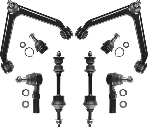 Front Upper Lower Suspension Kit Control Arm Ball Joint Sway Bar Tie Rod Fit for 2002-2005 DODGE RAM 1500 2WD- 8pcs in Saudi Arabia