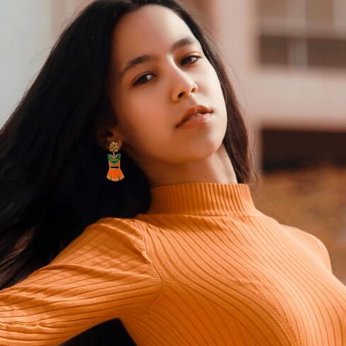 Madison Tyler Sport Earrings for Women | Golf Carts Pickleball Football Tennis I love Rugby Earring | Cute Statement Earrings for Women | Game Day Earrings Dangling Jewelry in Kuwait