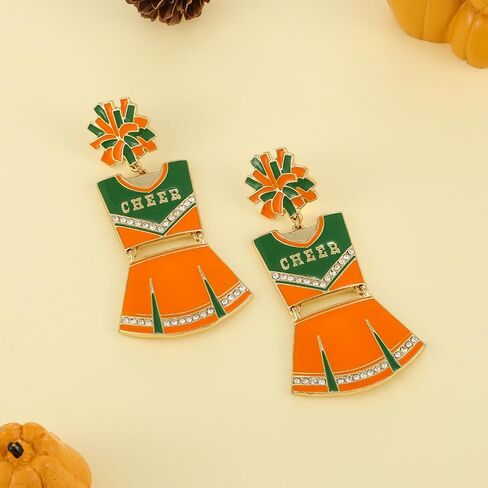 Madison Tyler Sport Earrings for Women | Golf Carts Pickleball Football Tennis I love Rugby Earring | Cute Statement Earrings for Women | Game Day Earrings Dangling Jewelry in Kuwait