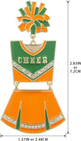 Madison Tyler Sport Earrings for Women | Golf Carts Pickleball Football Tennis I love Rugby Earring | Cute Statement Earrings for Women | Game Day Earrings Dangling Jewelry in Kuwait