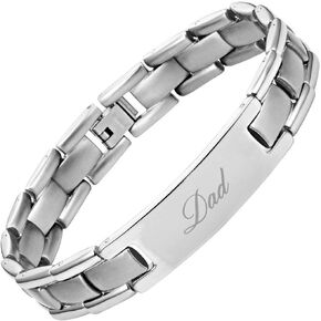 Willis Judd Best Dad Ever Dad Bracelet Gifts For Dad For Christmas Gift Ideas For Daddy Birthday Silver