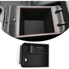 PIUGILH Center Console Organizer for 2022 2023 2024 Hyundai Santa Cruz/Tucson NX4 Armrest Box ABS Material Tray Insert Organizer Glove Pallet Interior Accessories (Automatic Transmission Only)