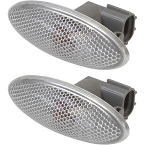 Side Turn Signal Lamp Fender Light Fit For Toyota Yaris 2006-2011 RAV4 2006-2009 Auris 2007-2010 Corolla 2007-2010 Side Marker Light 81730-02090 Amber 1Pair