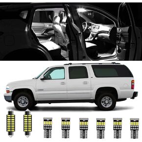 AWALITED 16pcs Suburban Interior LED Lights Kit Super Bright LED Map Dome Light Bulbs for 1992 1993 1994 1995 1996 1997 1998 1999 Chevy Suburban All Models