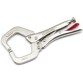 Crescent 11" Locking C-Clamp with Regular Tips - Carded - C11CCVN