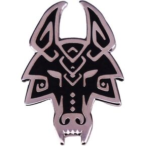 Fenrir Wolf Celtic Norse Viking Knot God Odin Ragnarok Thor 1.25" Enamel Pin Badge