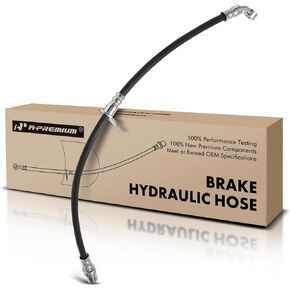 A-Premium Rear Passenger Brake Hydraulic Hose Compatible with Subaru Models - Forester 2009 2010 2011 2012 2013 2.5L - Replace# 26591SC001