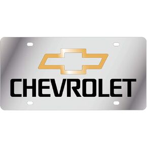 Chevrolet Stainless Steel License Plate