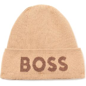BOSS Men's Big Logo Knit Hat