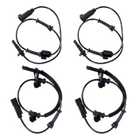ABS Wheel Speed Sensor Set of 4 Fit for Camaro 2010 2011 2012 2013 2014 2015 V6 V8 3.6L 6.2L 7.0L Rear and Front Abs Sensor Replace 92199862 92199861