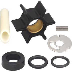 QuickMarine 77177A3 Water Pump Impeller Repair Kit for Mercury Marine 30 JET 35-70 HP Outboard Motors Replacement 46-77516A3 46-77177A3 Sierra 18-3322 Boat Engine