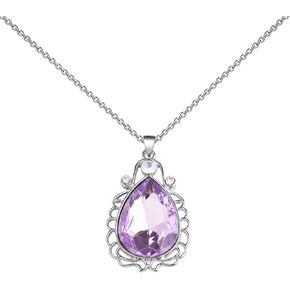 CYTING Birthday Jewelry Gift Amulet Necklace Princess Jewelry Gift Daughter Gift Cartoon Inspired Gift Amethyst Pendant Necklace