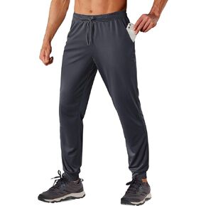 TACVASEN Men's Sweatpants Joggers Lightweight Workout Athletic Pants Quick Dry Elastic Waist Running Pants with Pockets