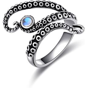 Octopus Ring for Women Adjustable Ring Octopus Opening Ring Jewelry for Women Men