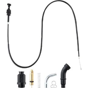 16046-HM5-730 17950-HN0-A12 Carburetor Choke Cable Kit with Starter Valve Plunger Compatible with Honda ATV TRX450S TRX450FM TRX450ES TRX450FE Foreman 4X4 1998-2004 17950-HN0-A00 DPSCR262