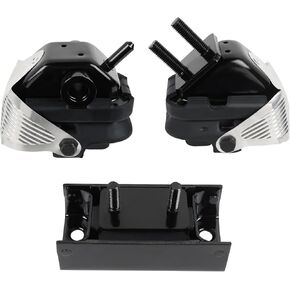 Engine Motor and Transmission Mount Kit Compatible with 2005-2008 F150 4.6L(4WD) 5.4L(FX4) & F250 Super Duty 4.6L (4WD) & 2006-2010 Mark LT 5.4L (4WD) V8 Engine , Repklace OE: A5518 A5519 A5424