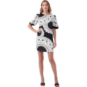 Trina Turk Women's Puff Sleeve Shift Dress