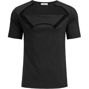 Dyeek Chemo for Shirt Port Access Chemotherapy Must Haves Tear Away Side Snap Short Sleeve Post Shoulder Surgery Shirts