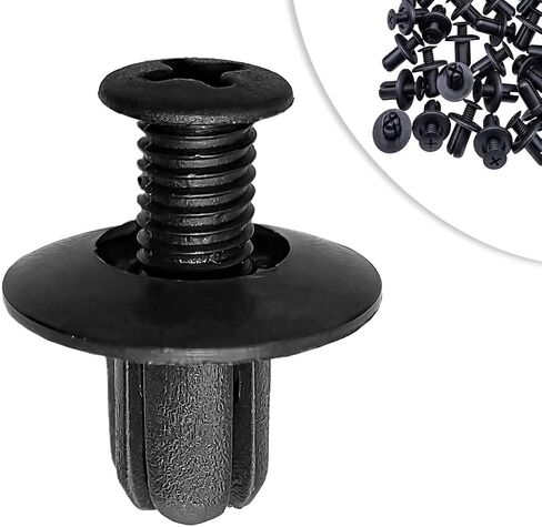 20pcs Fender Liner Door Trim Panel Bumper Shield Retainer Fastener Rivet Push Type Clips for Elantra Genesis Sonata Santa Mazda 3 Mazda 6 Ford MB-455-56143 & W705845-S300 in Saudi Arabia