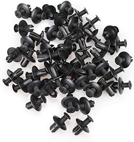 20pcs Fender Liner Door Trim Panel Bumper Shield Retainer Fastener Rivet Push Type Clips for Elantra Genesis Sonata Santa Mazda 3 Mazda 6 Ford MB-455-56143 & W705845-S300 in Saudi Arabia