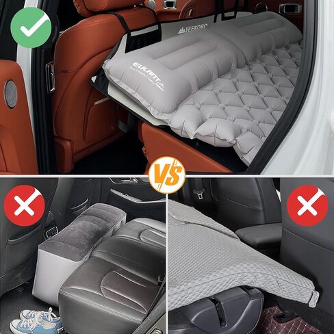 Car Rear Seat Mattress Extension Plate, Foldable Car Back Seat Extender，Portable Mattress for Sleeping, Increase Travel Trunk Space and Car Bed Camping Space for Car, SUV, Model Y/3 in Kuwait