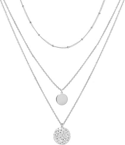 YANCHUN Layered Necklace for Women Stackable Necklaces Set Dainty Chain Necklace Layering Stack Charm Necklace Trendy Jewelry Christmas Gifts Stuffs Stocking Stuffers for Women in Kuwait