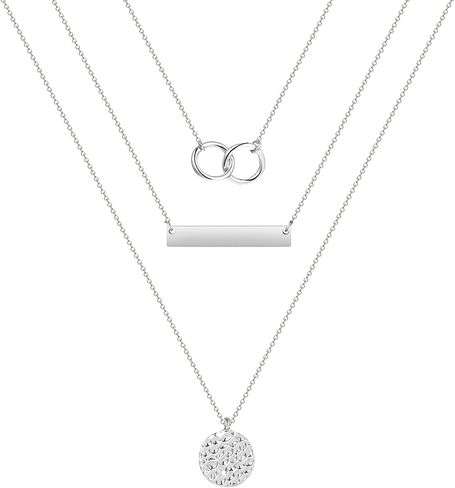 YANCHUN Layered Necklace for Women Stackable Necklaces Set Dainty Chain Necklace Layering Stack Charm Necklace Trendy Jewelry Christmas Gifts Stuffs Stocking Stuffers for Women in Kuwait
