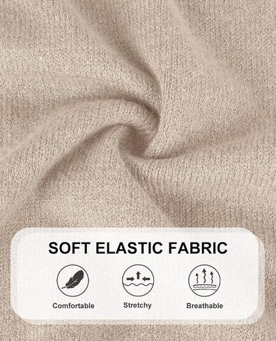 CARCOS Plus Size Sweaters for Women Solid Turtleneck Sweater Long Sleeve Pullover Tops Casual Split Hem Knit Shirts in Saudi Arabia